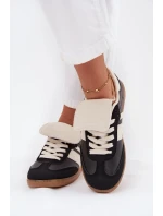 Nízké Dámské Tenisky S Otočeným Jazykem Černé Ardira Nízké Dámské Tenisky S Otočeným Jazykem Černé Ardira