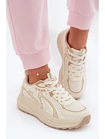 Dámské sportovní tenisky Big Star model 22073688 HIPOLY SYSTEM Béžové - Big Star Shoes