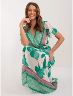 Sukienka DHJ SK  zielony model 20095080 - FPrice