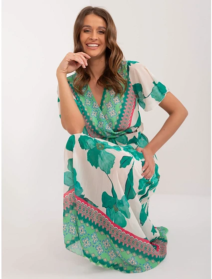 Sukienka DHJ SK  zielony model 20095080 - FPrice