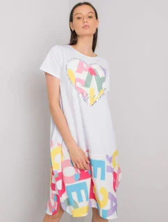 Šaty DHJ SK 13119.26P bílá