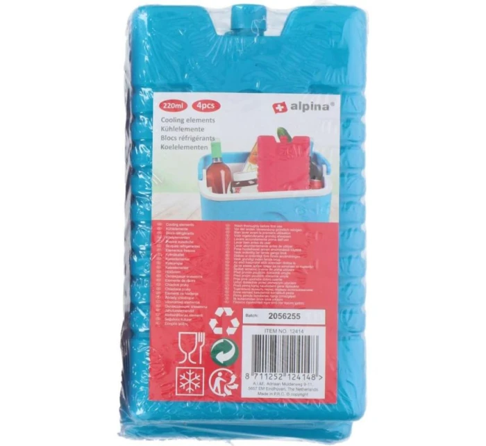 KAZETA DO CHLADNIČKY 4X220ML MODRÁ