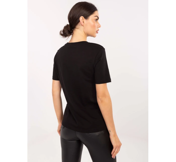 Tričko D12022M02844A černé Tričko D12022M02844A černé