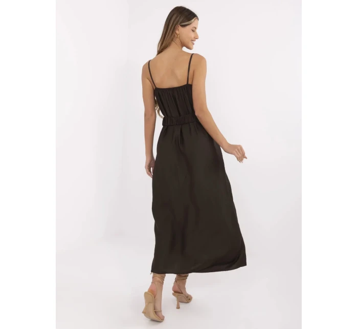 Sukienka MI SK model 21142175 ciemny brązowy - FPrice