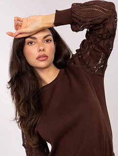 Jumper PM SW YIS1077.83 hnědý