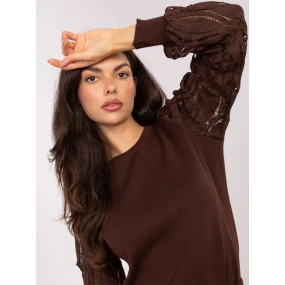 Sweter PM SW model 21787910 brązowy - FPrice Sweter PM SW model 21787910 brązowy - FPrice
