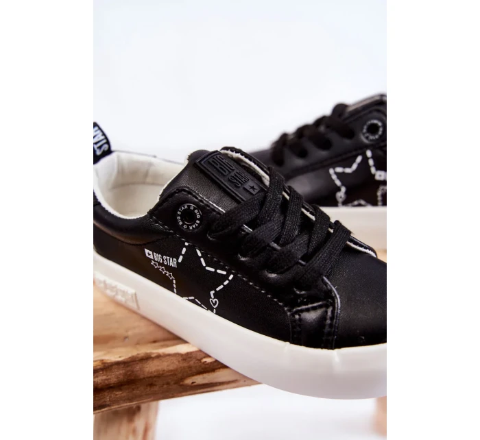 Dětská sportovní obuv Šněrovací Big Star KK374223 Černe Dětská sportovní obuv Šněrovací Big Star KK374223 Černe