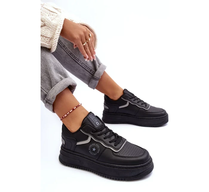 Dámská sportovní obuv Tenisky Big Star Černá Dámská sportovní obuv Tenisky Big Star Černá