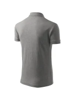 Pique Polo polokošile pánská tmavě šedý melír Pique Polo polokošile pánská tmavě šedý melír