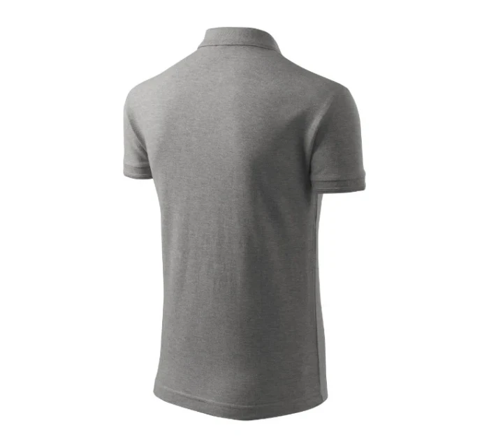 Pique Polo polokošile pánská tmavě šedý melír Pique Polo polokošile pánská tmavě šedý melír