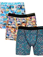 Pánské boxerky fit mix 3PACK PACMRT-PO - 69SLAM