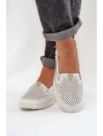 Mokasiny model 21133314 krémové Step in style - SWEET SHOES