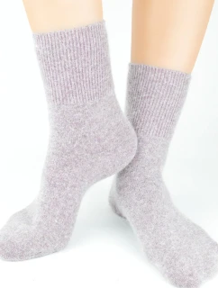 PONOŽKY BEZ TLAKU HLADKÉ S ANGORSKOU PŘÍZÍ SB082