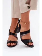 Sandály na podpatku model 212908 Step in style Sandály na podpatku model 212908 Step in style