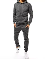 FashionStreet pánské tmavě šedé tepláky AX0382