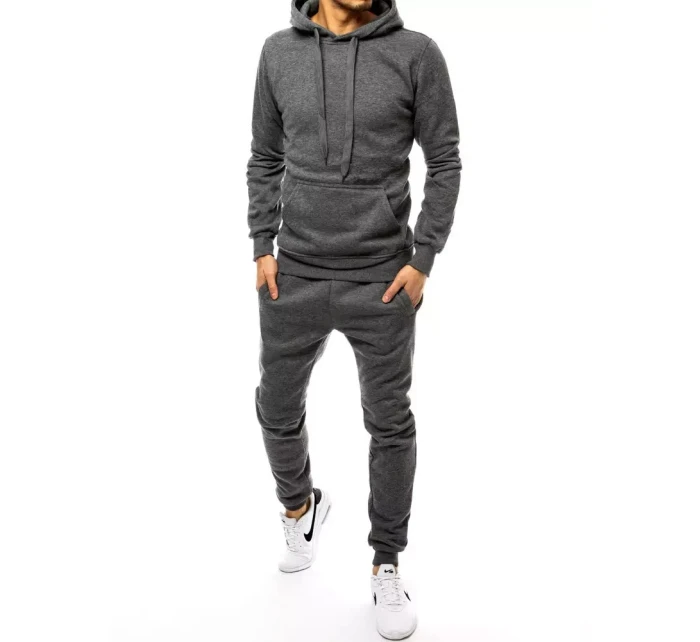 Pánské tmavě šedé tepláky model 21962996 - Dstreet