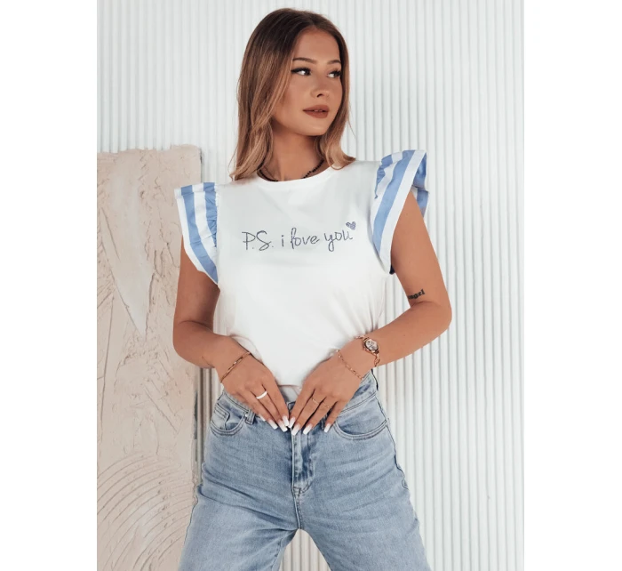 Dámské tričko AMOURI modré FashionStreet RY2413