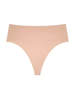 Dámská tanga Triumph Soft Sculpt Bandeau String - BROWN - sv. hnědé 00EP - TRIUMPH