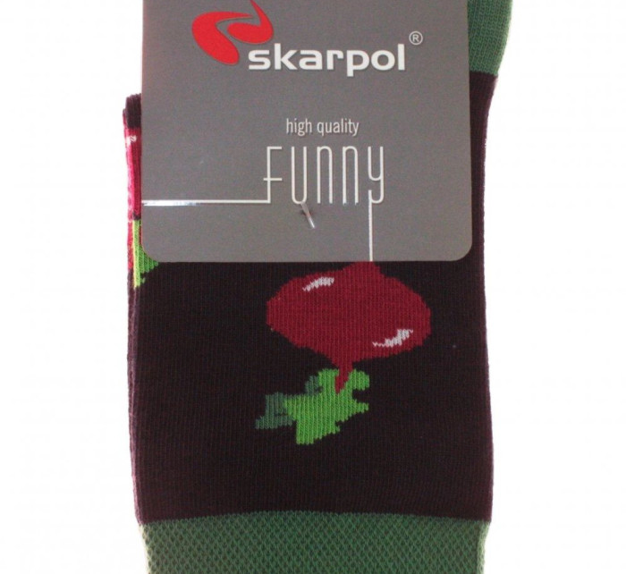 Obrázkové ponožky 80 Funny beet - Skarpol
