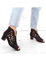 Semišové boty M.Daszynski W model 21958282 černá - M. Daszyński Semišové boty M.Daszynski W model 21958282 černá - M. Daszyński