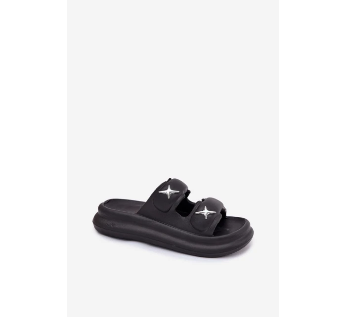 Pěnové Dámské Sandály Na Platformě Černé model 21700361 - Boto Pěnové Dámské Sandály Na Platformě Černé model 21700361 - Boto