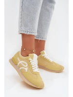 Sneakers Dámské Sportovní Žluté model 21919377 - Boto