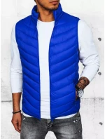 Pánská prošívaná modrá vesta Dstreet model 21968735 - FashionStreet Pánská prošívaná modrá vesta Dstreet model 21968735 - FashionStreet