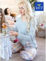 Klíč LNS 458 B23 Flanel S-XL dámské pyžamo Klíč LNS 458 B23 Flanel S-XL dámské pyžamo