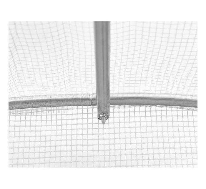 ZAHRADNÍ TUNEL 200x200x200 cm PE BÍLÁ OCELOVÁ KONSTRUKCE