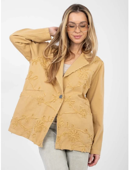 Marynarka IT MA model 21934268 camelowy - FPrice