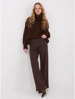 Spodnie IT SP model 21782407 ciemny brązowy - FPrice