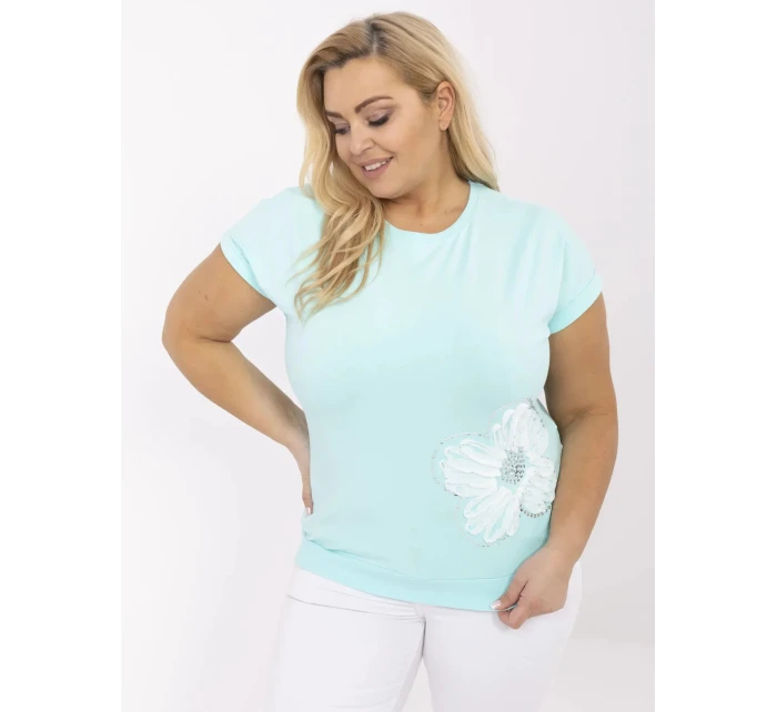 Bluzka RV BZ model 21072716 mietowy - FPrice