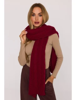 model 21417270 Pletená šála bordó - Moe