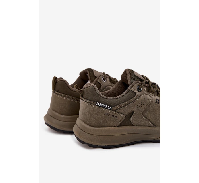 Pánské sportovní trekové boty Big Star HI-POLY SYSTEM – khaki Pánské sportovní trekové boty Big Star HI-POLY SYSTEM – khaki