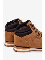 Pánské zateplené trekingové boty Lee Cooper – camel