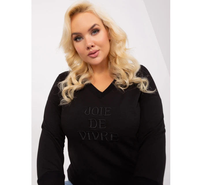 Bluzka RV BZ model 18965377 czarny - FPrice Bluzka RV BZ model 18965377 czarny - FPrice