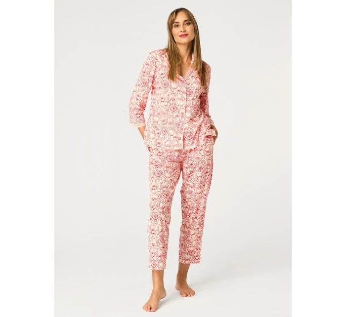 Pyžamo Key LNS 566 A26 3/4 2XL na zip Pyžamo Key LNS 566 A26 3/4 2XL na zip