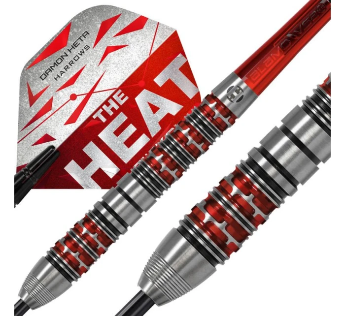 Harrows The Heat Damon Heta 3 90% steeltip šipky Harrows The Heat Damon Heta 3 90% steeltip šipky