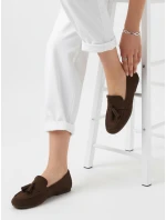 Dámské semišové hnědé mokasíny model 21996168 - Dstreet Dámské semišové hnědé mokasíny model 21996168 - Dstreet