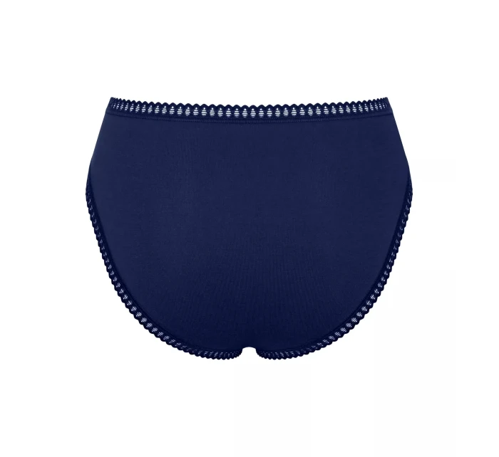 Dámské kalhotky GO Crush High leg C3P - BLUE - modré M008 - SLOGGI