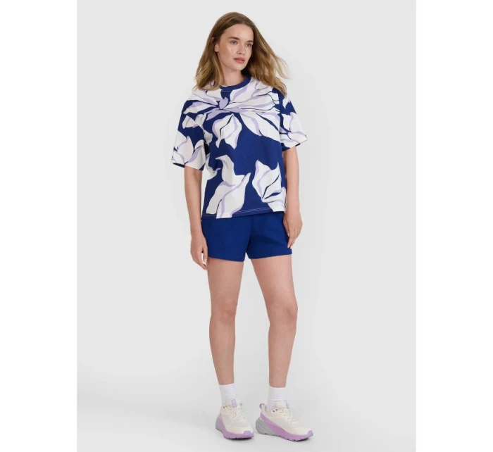 Dámské tričko oversize s potiskem model 21436804 - 4F Dámské tričko oversize s potiskem model 21436804 - 4F