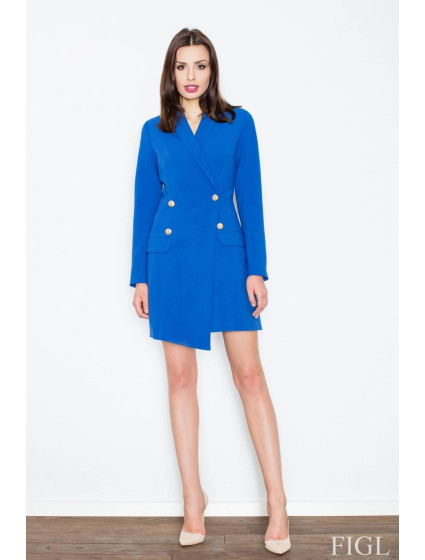 Dámský kabát model 19669757 blue - Figl