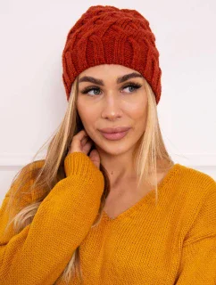 Fleecová čepice Agnes K239 červená