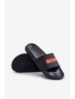 Pánské Pantofle S Logem Big Star OO174028 Černé