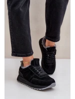 Dámské Tenisky S Kožíškem A  Big Star Černé model 21680203 - Big Star Shoes