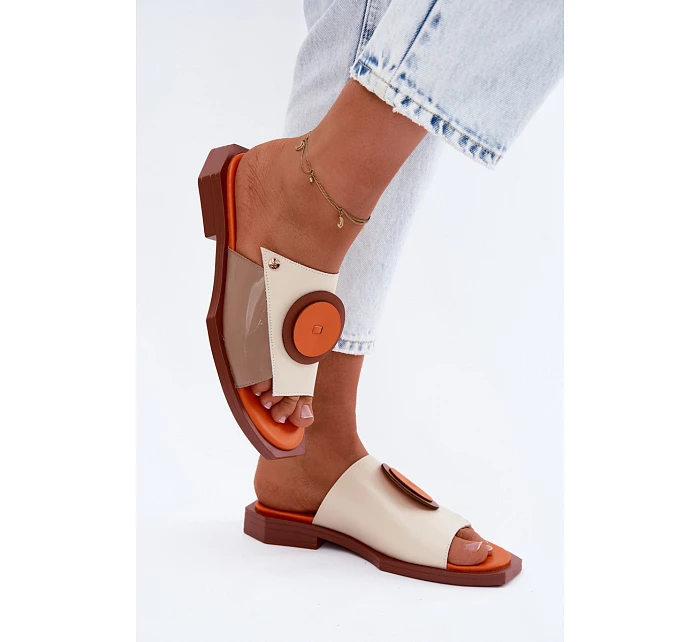 Kožené dámské pantofle model 22123058 - Maciejka