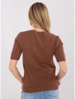 Sweter PM SW B model 21821378 jasny brązowy - FPrice