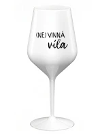 (NE)VINNÁ VÍLA - bílá nerozbitná sklenice na víno 470 ml (NE)VINNÁ VÍLA - bílá nerozbitná sklenice na víno 470 ml