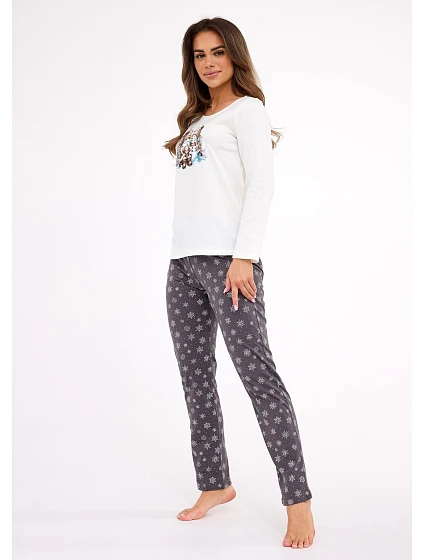 model 21416820 Friends pyžamo dlouhé/r Vánoce 3XL5XL - Cornette model 21416820 Friends pyžamo dlouhé/r Vánoce 3XL5XL - Cornette