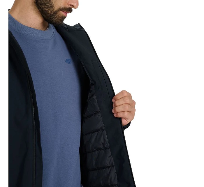 Pánská lyžařská bunda 4F M0787 deep black 4FWAW25TTJAM0787 20S pánské